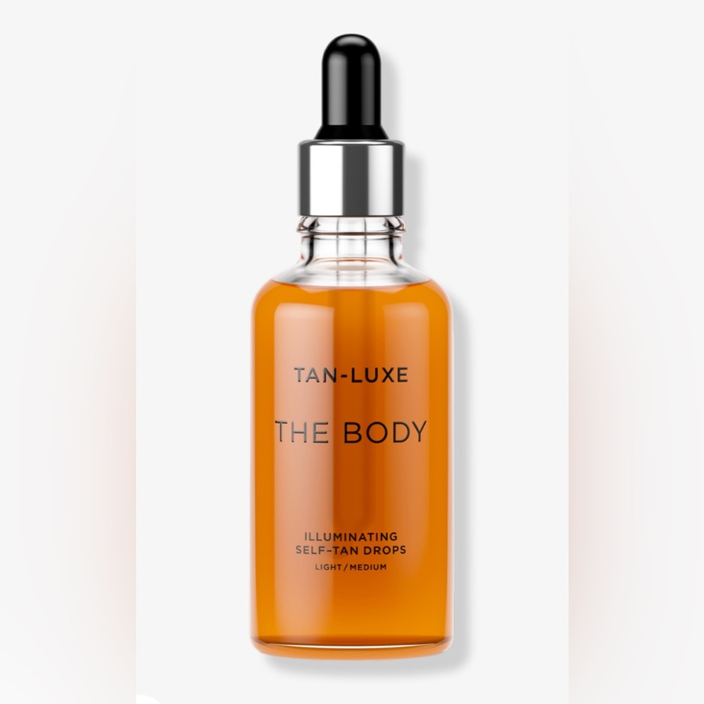 Tan Luxe Body Self Illumination Tanning Drops-Light Medium 30ml New! $50 Retail!